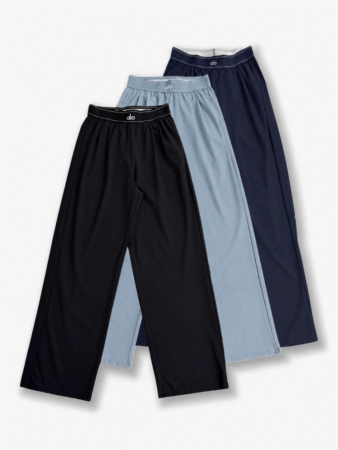 Alo High-Waist Wide-Leg Active Pants - Lulualo