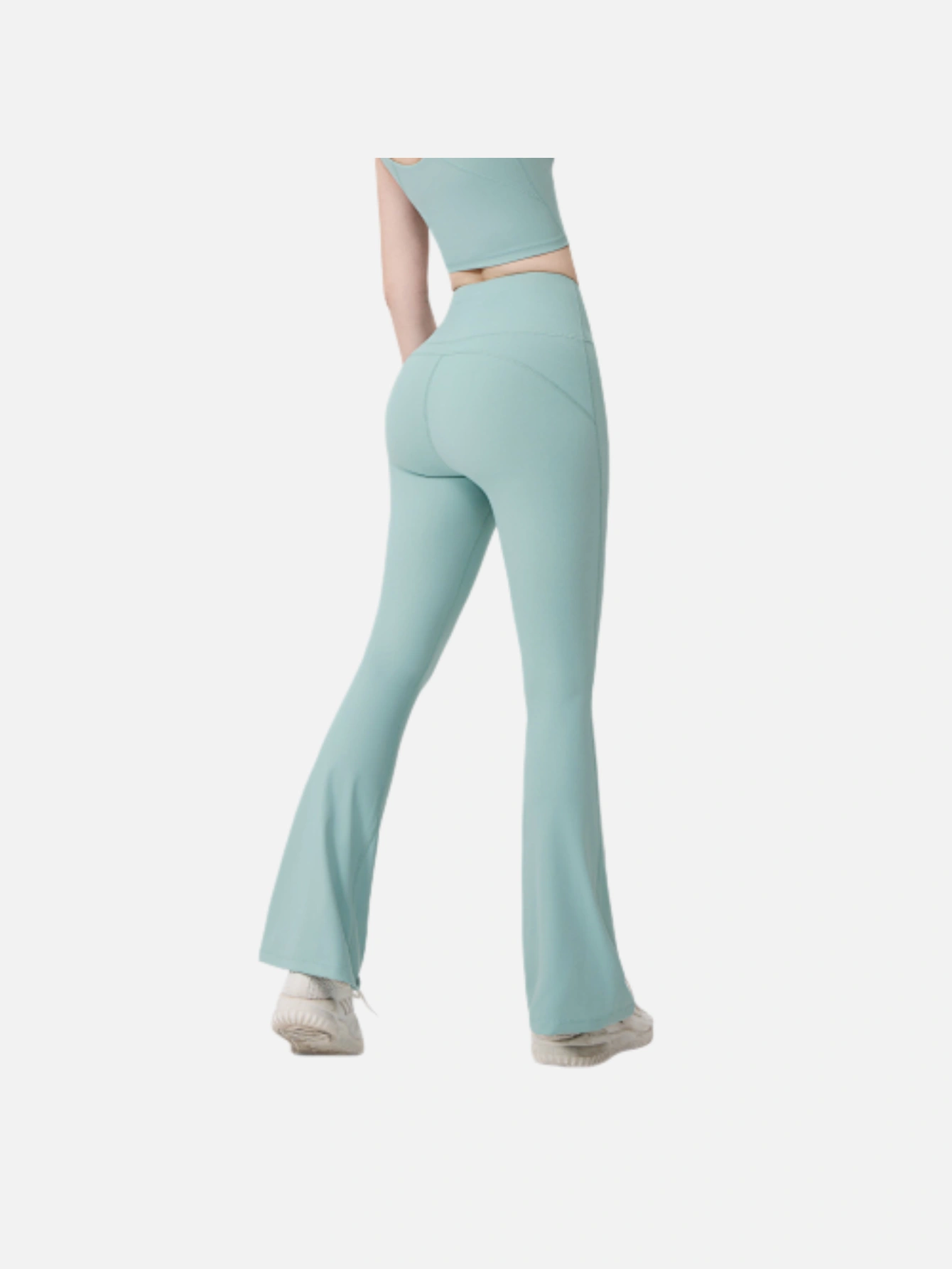 Women's High-Waist Split Flare Yoga Pants - Lulualo