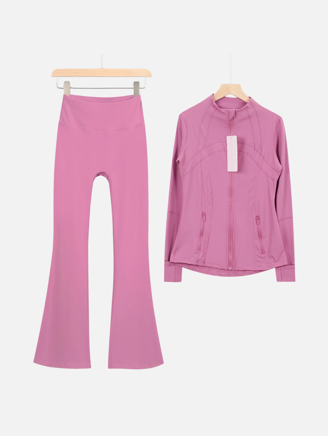 lululemon Zip-Up Jacket & Flared Pants 2-Piece Set - Lulualo