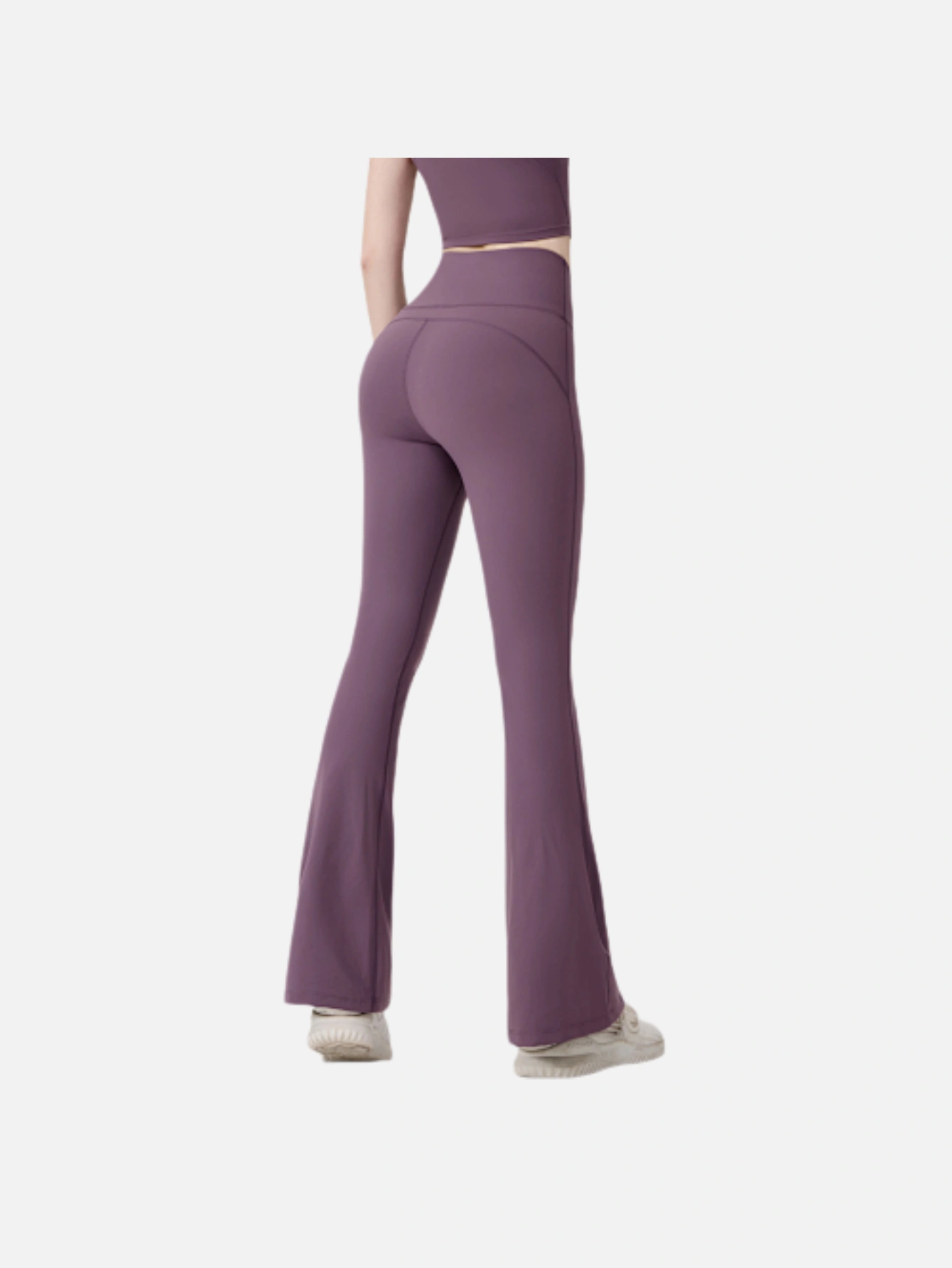 Women's High-Waist Split Flare Yoga Pants - Lulualo