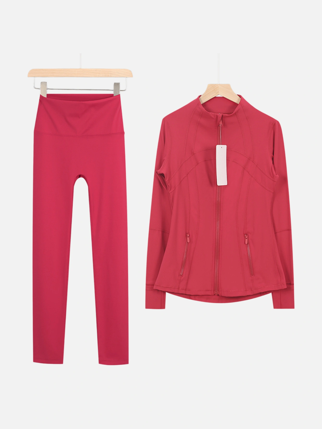 lululemon Zip-Up Jacket & High-Waist Slim Pants 2-Piece Set - Lulualo