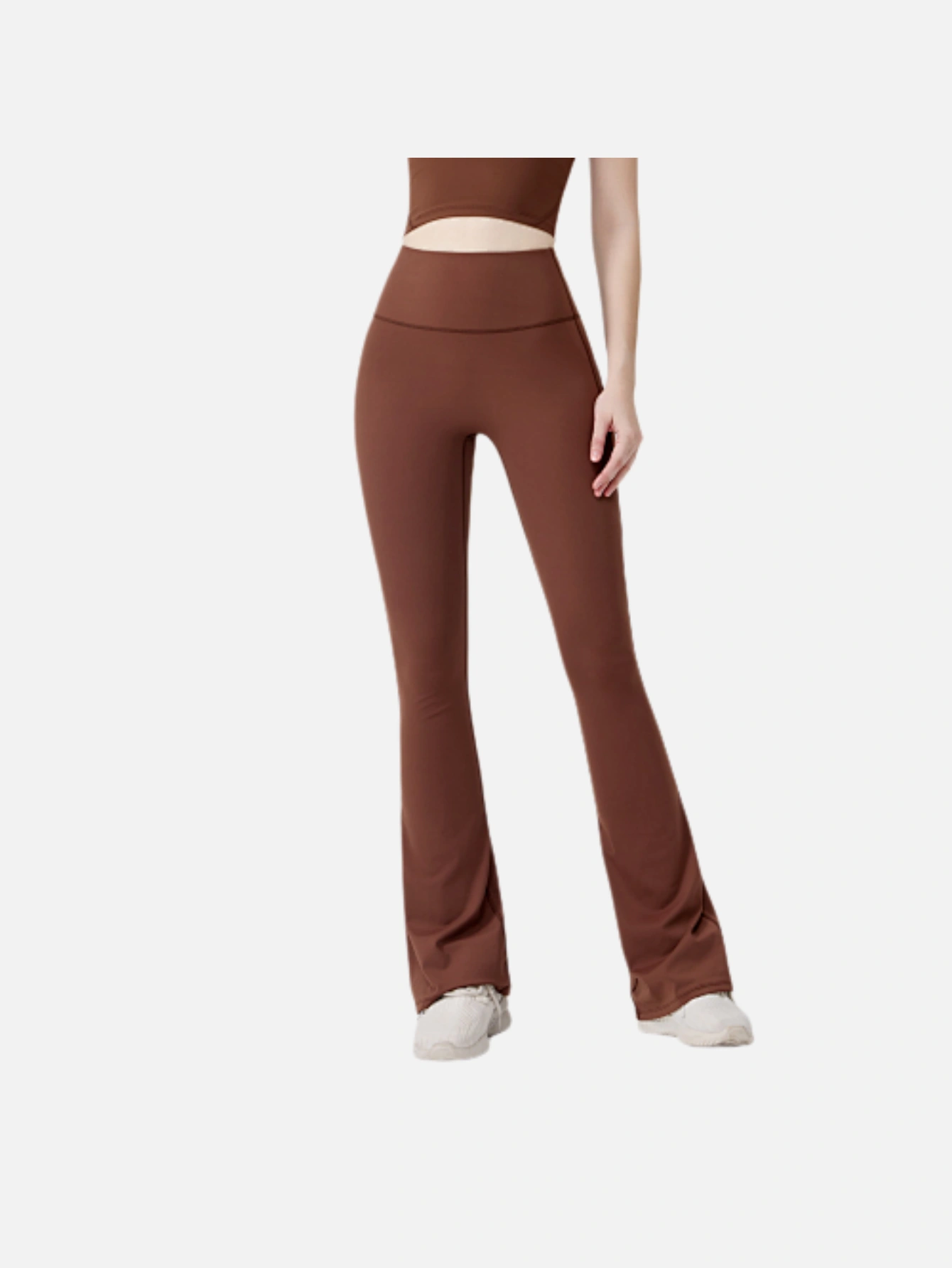 Women's High-Waist Split Flare Yoga Pants - Lulualo