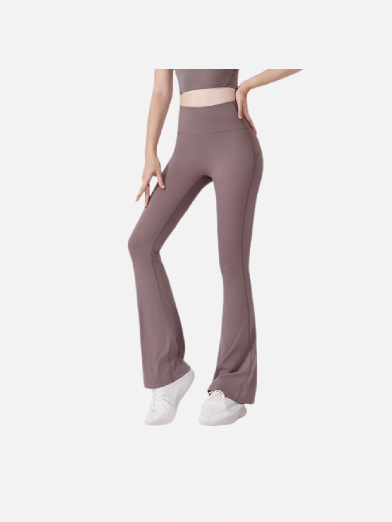 Women's High-Waist Split Flare Yoga Pants - Lulualo