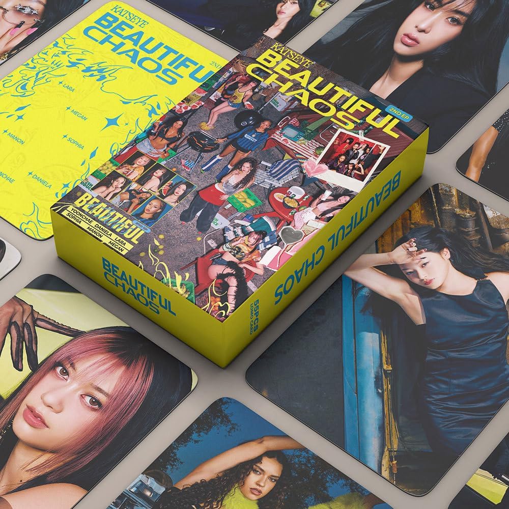 KATS Beautiful Lomo Cards 55PCS Kpop Photocards Premium Exclusive Set For Fans And Collectors - KATSEYE MERCH​