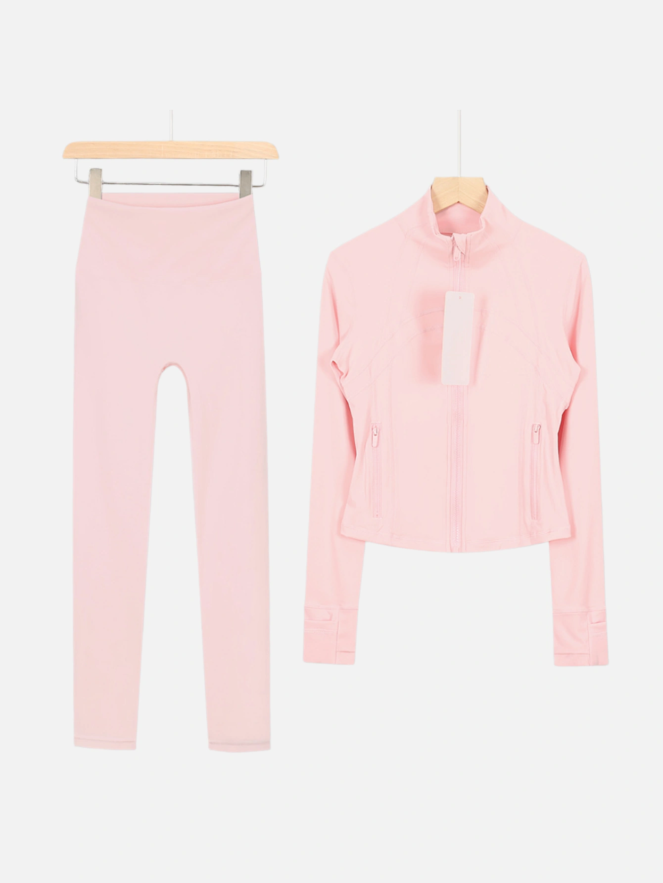 lululemon Cropped Zip-Up Jacket & High-Waist Slim Pants 2-Piece Set - Lulualo