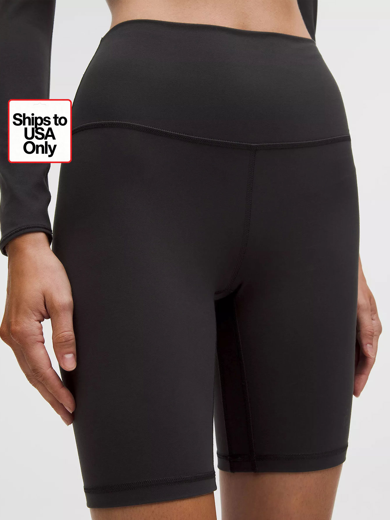 [Fast Ship From US Warehouse]Women High Waist Naked Feeling Yoga Shorts - Lulualo