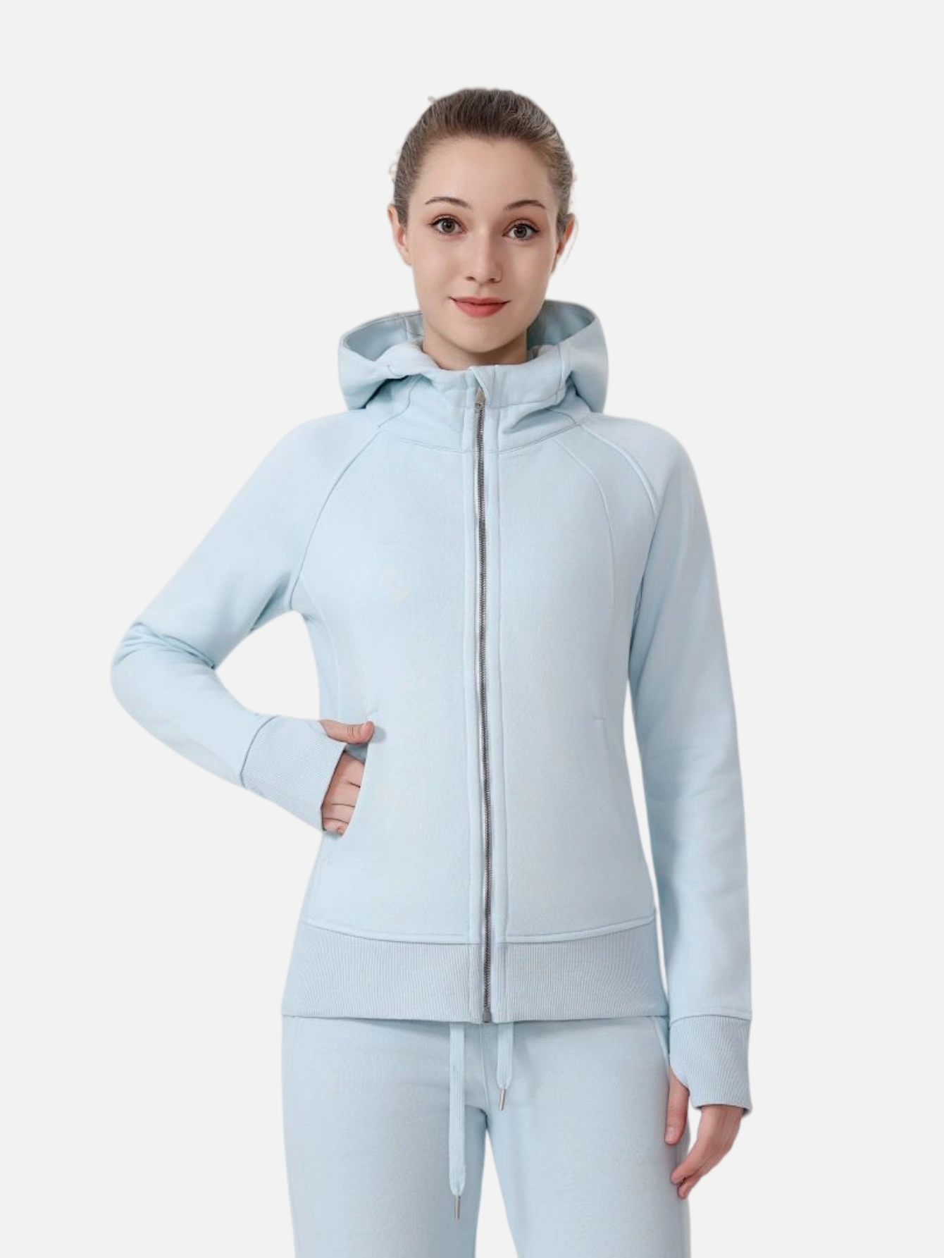 lululemon Cropped Full-Zip Hoodie - Lulualo