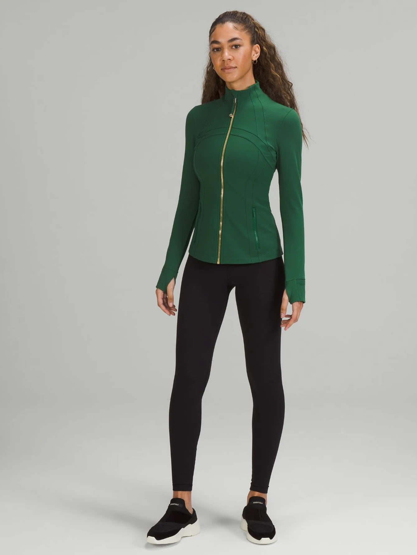 Lululemon Green Gold-Zip Athletic Jacket | US Warehouse - Lulualo