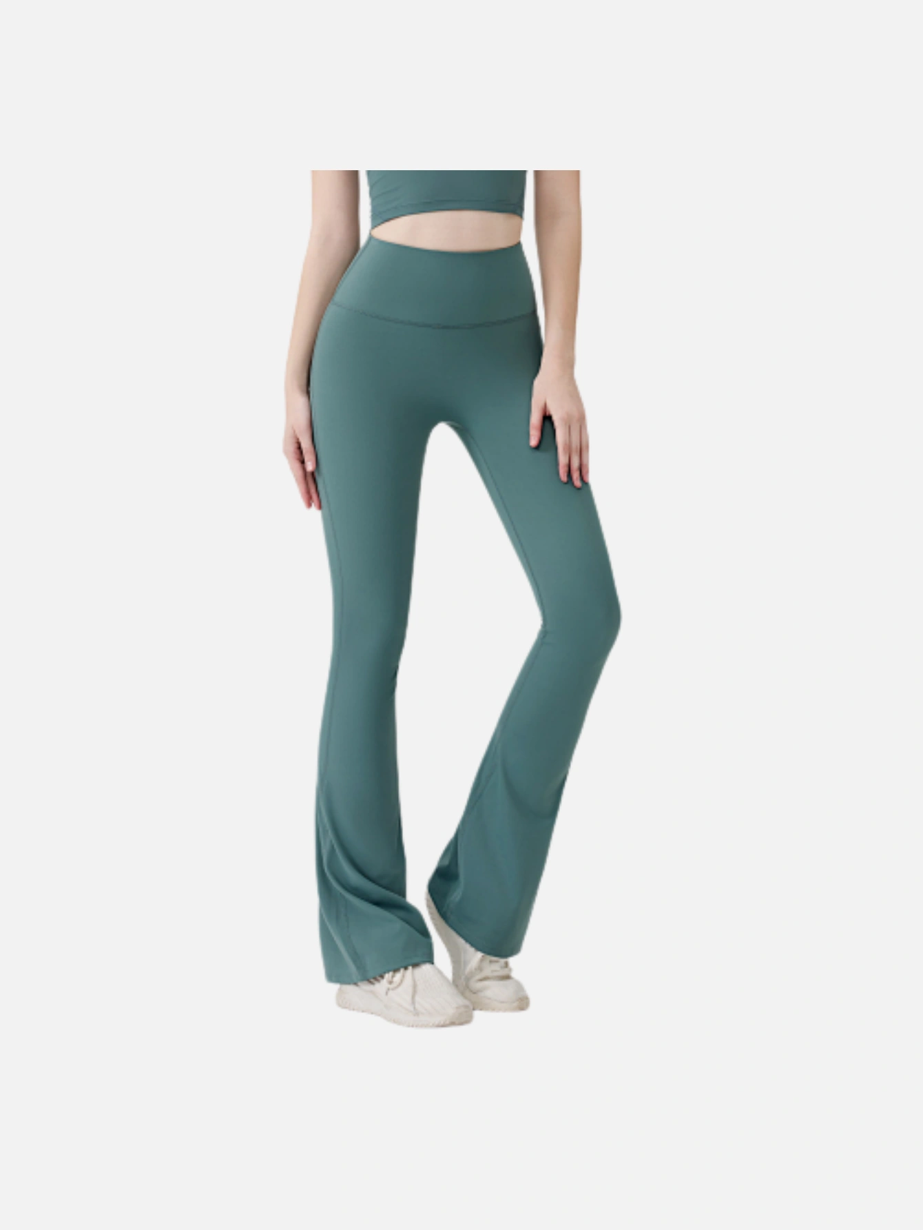 Women's High-Waist Split Flare Yoga Pants - Lulualo
