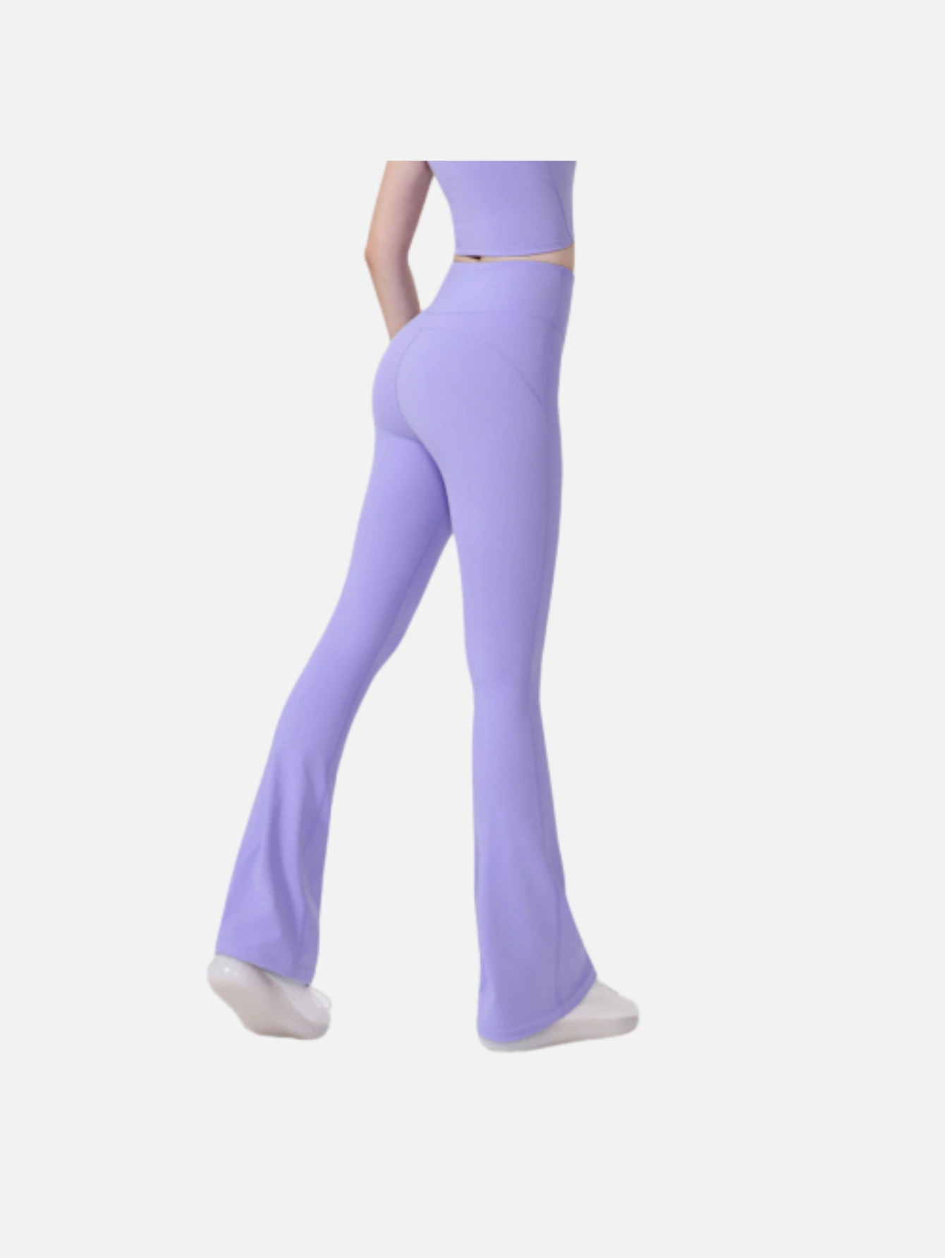Women's High-Waist Split Flare Yoga Pants - Lulualo