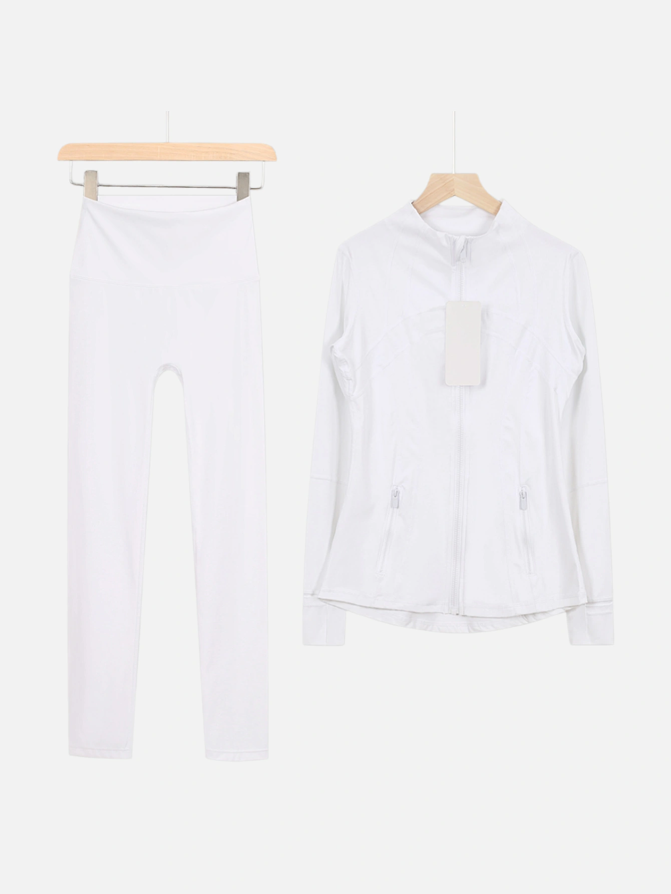 lululemon Zip-Up Jacket & High-Waist Slim Pants 2-Piece Set - Lulualo