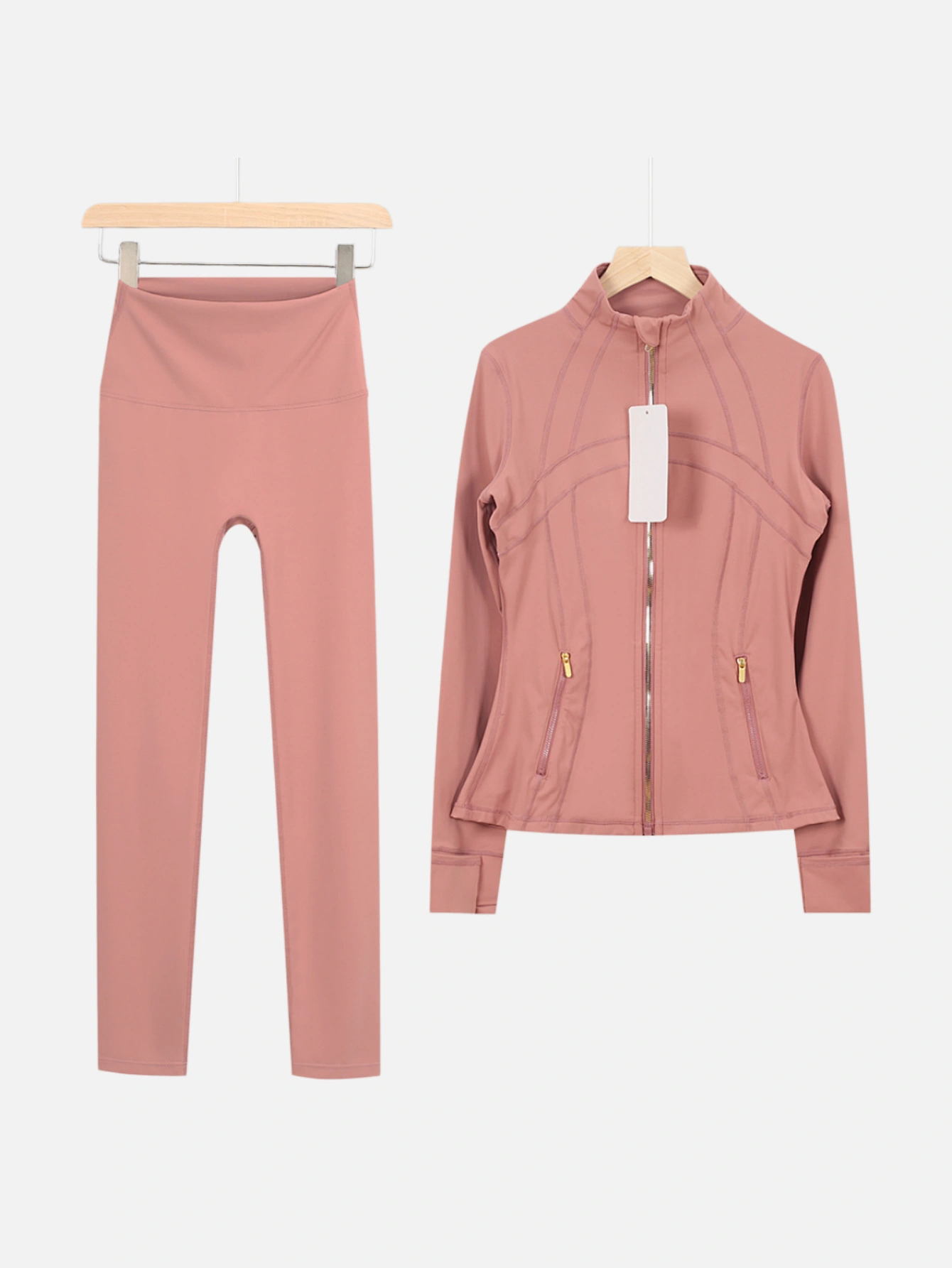 lululemon Zip-Up Jacket & Leggings 2-Piece Set - Lulualo