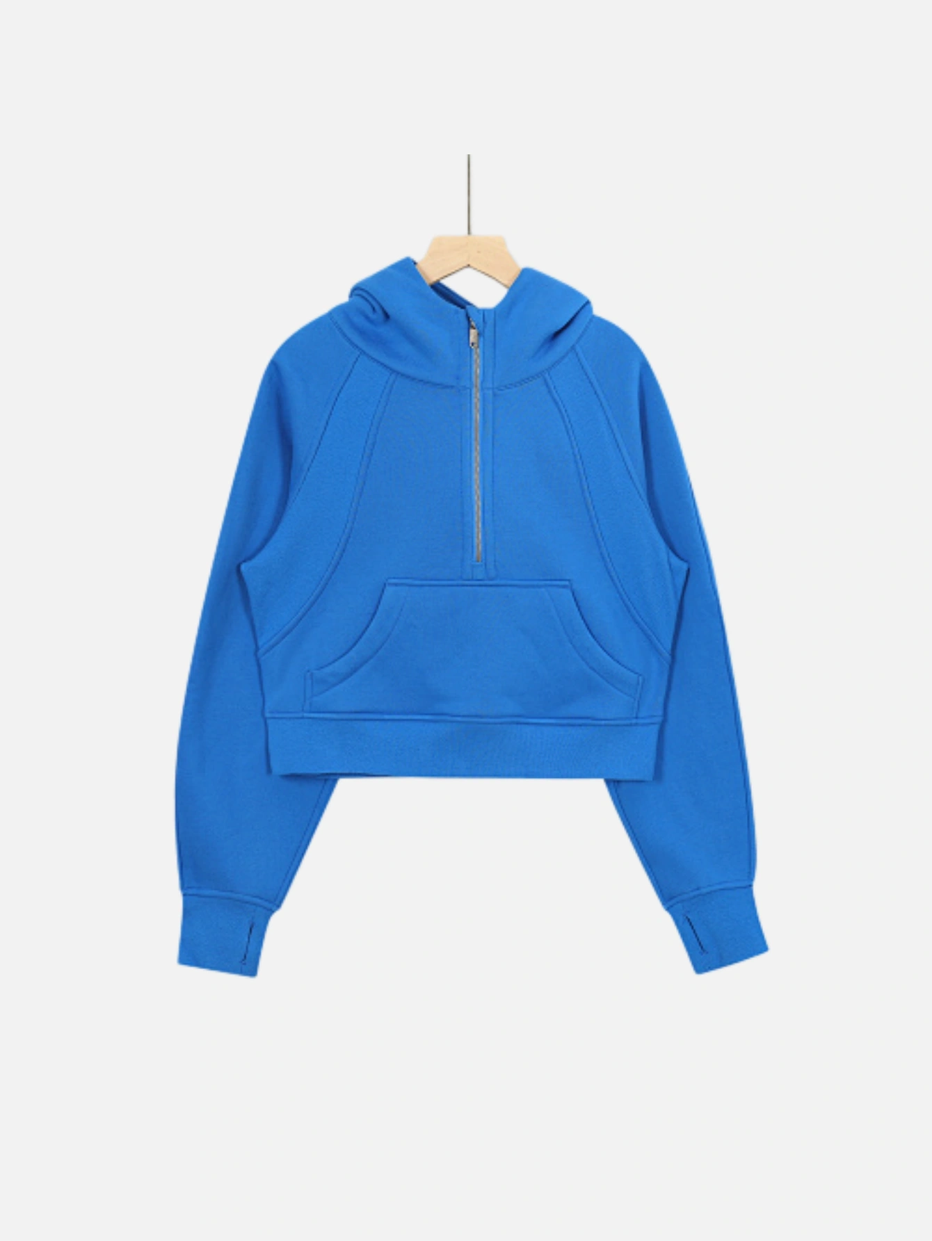 lululemon Cropped Half-Zip Hoodie - Lulualo