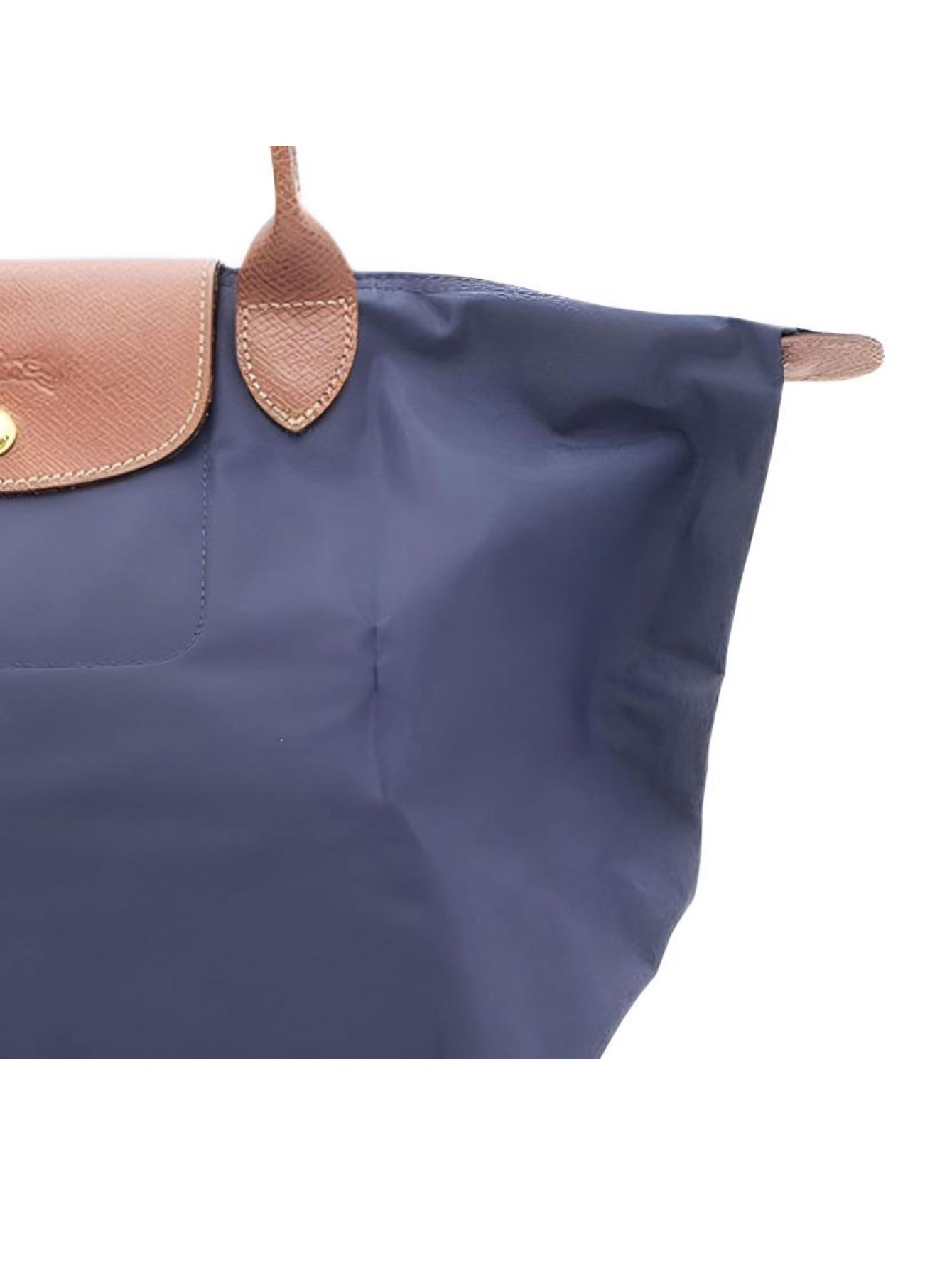 [Fast Ship From US Warehouse]Classic Leather Trim Nylon Tote Handbag - Lulualo