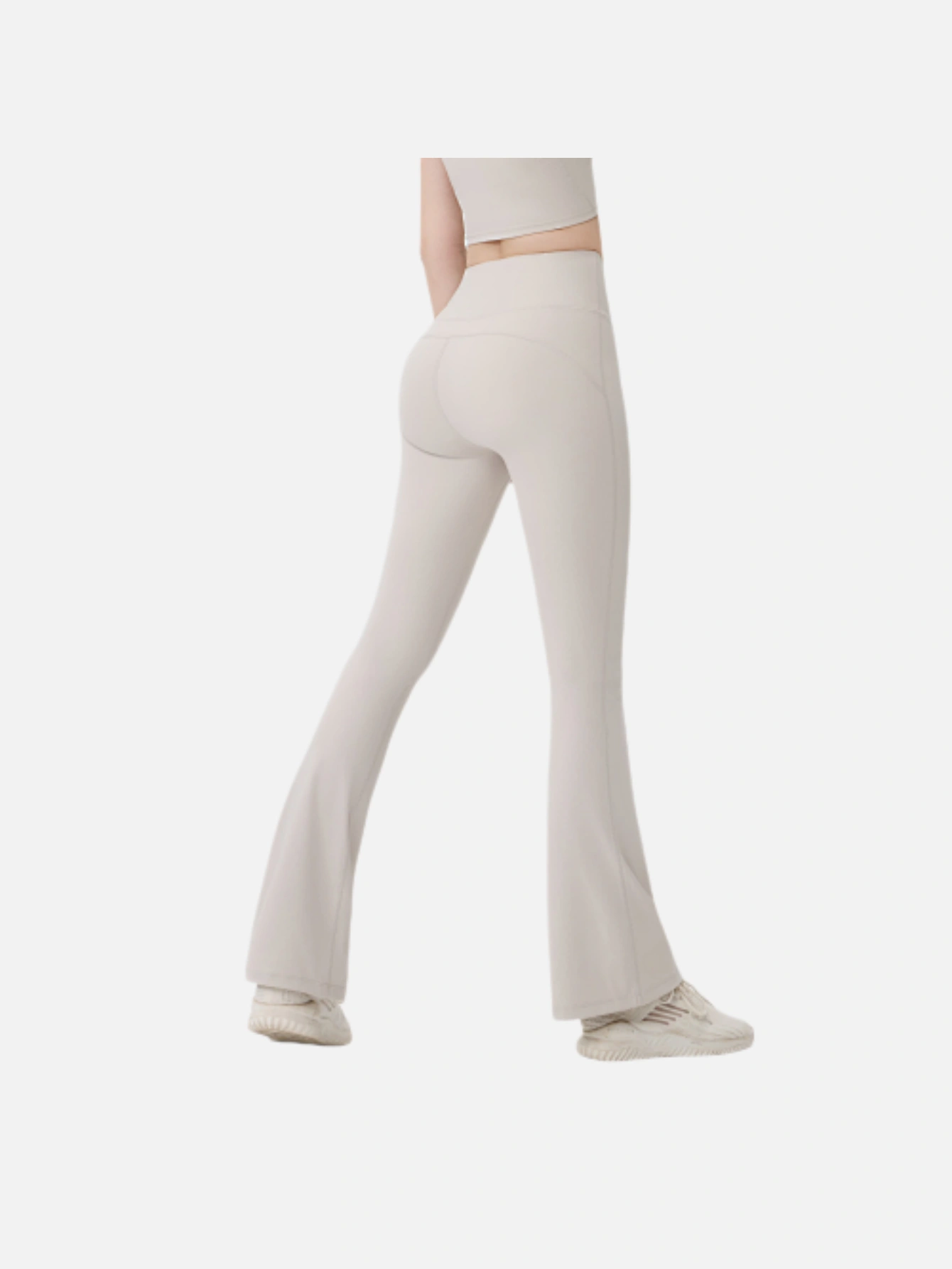 Women's High-Waist Split Flare Yoga Pants - Lulualo