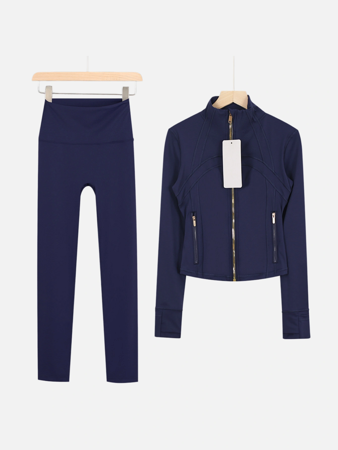 lululemon Cropped Zip-Up Jacket & High-Waist Slim Pants 2-Piece Set - Lulualo