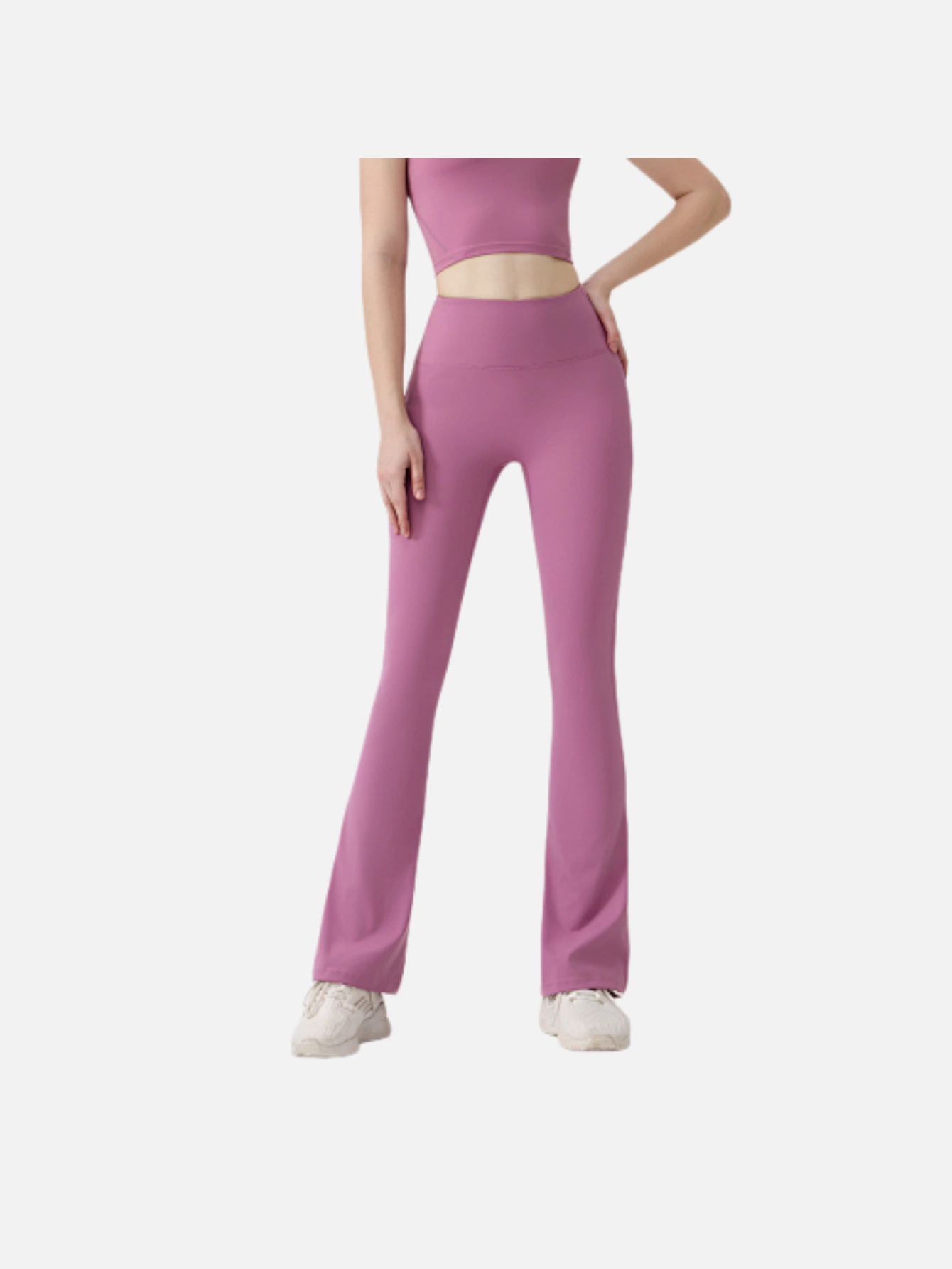 Women's High-Waist Split Flare Yoga Pants - Lulualo