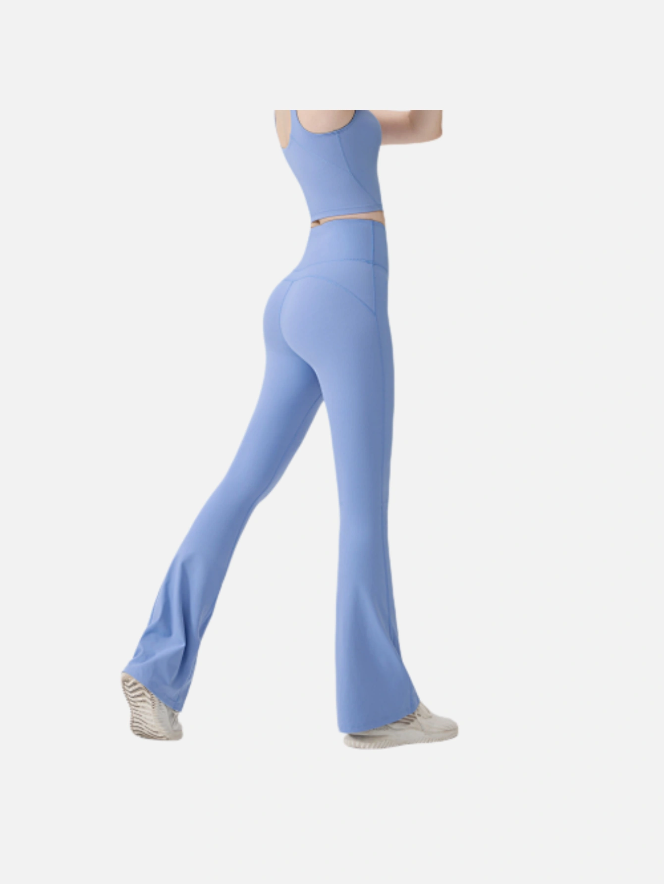 Women's High-Waist Split Flare Yoga Pants - Lulualo