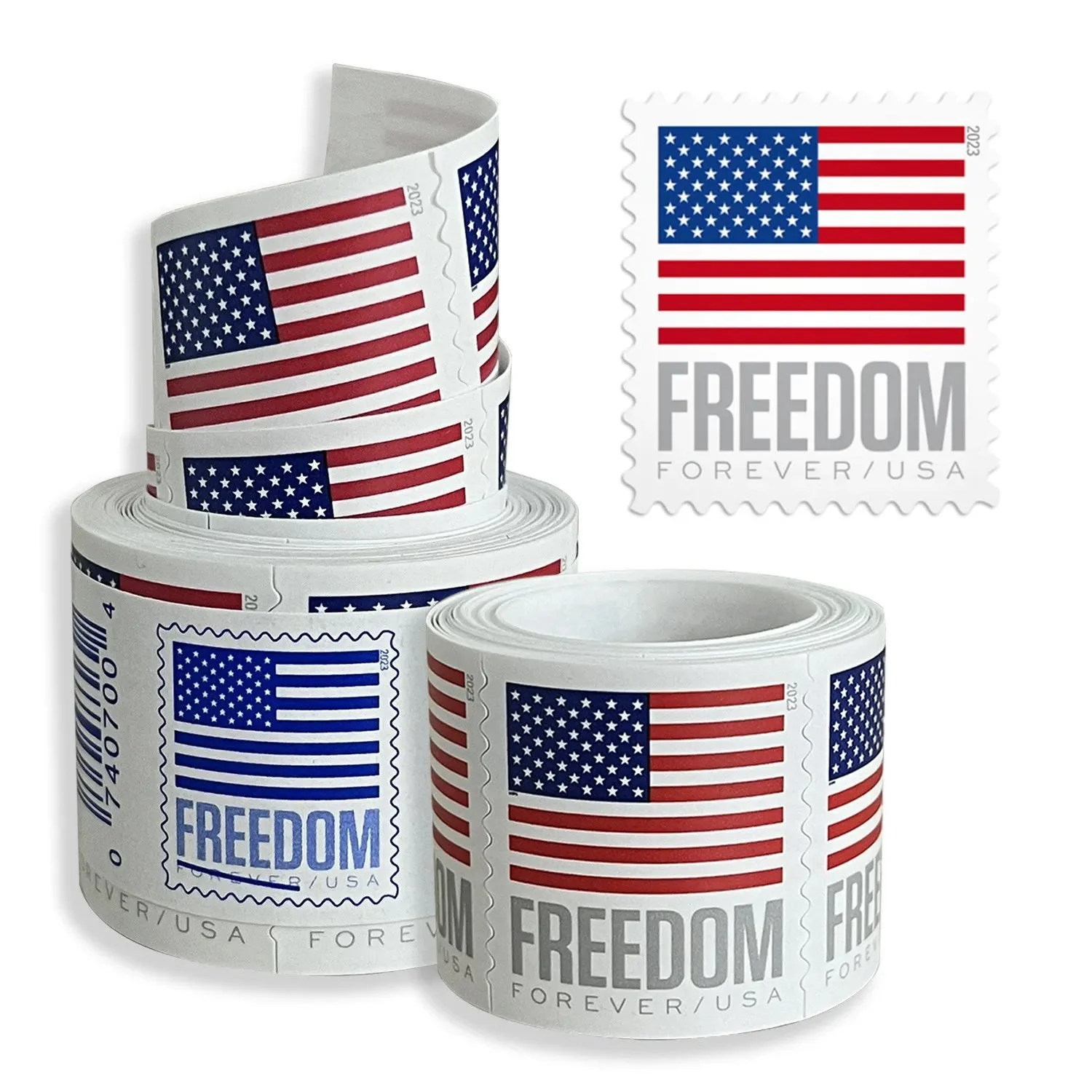 2023 U.S Flag Forever Stamps Roll 1000pcs