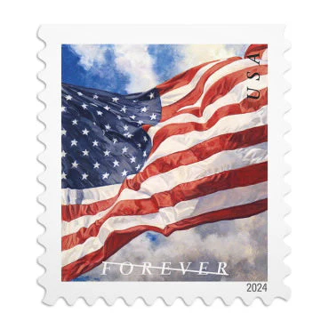 2024 U.S Flag Forever Stamps Booklet 100pcs