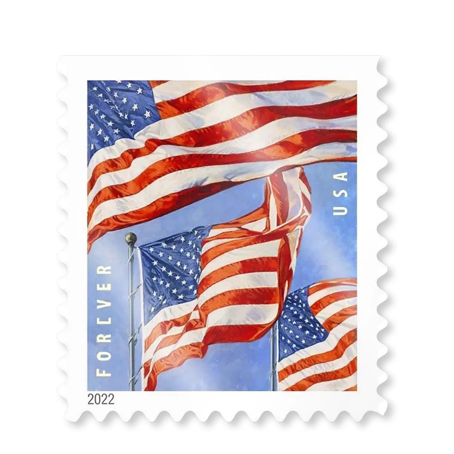 2022 U.S Flag Forever Stamps Booklet 100pcs