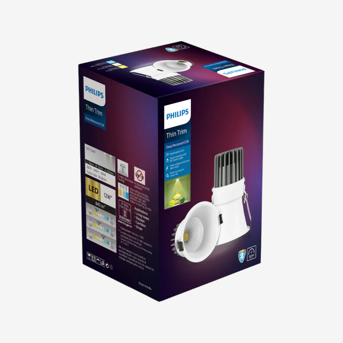 Philips Deep recessed Thin Trim COB light