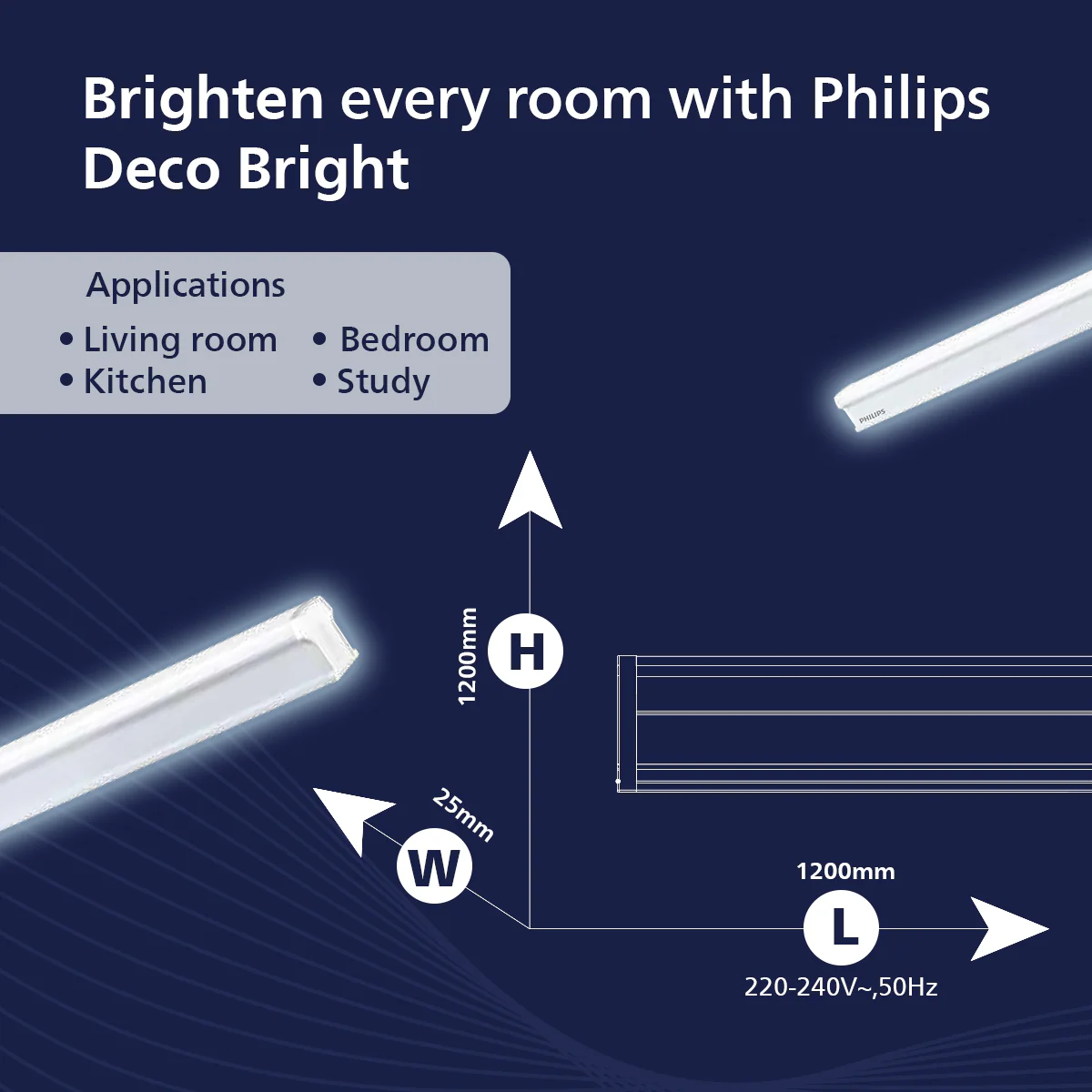 Philips Deco Bright LED Tube light