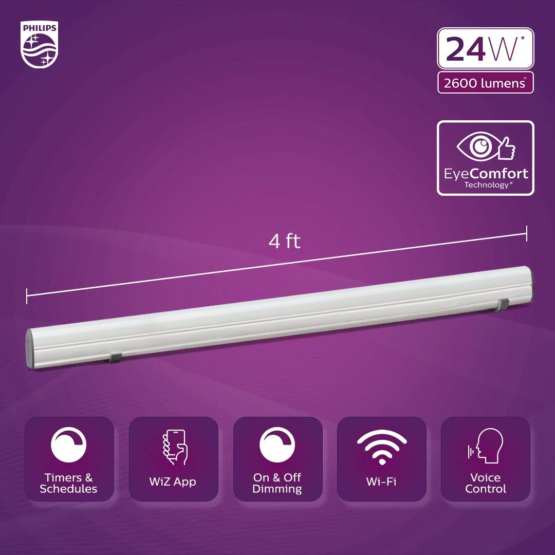 Philips Smart Wi-Fi LED Tube light (Tunable White)