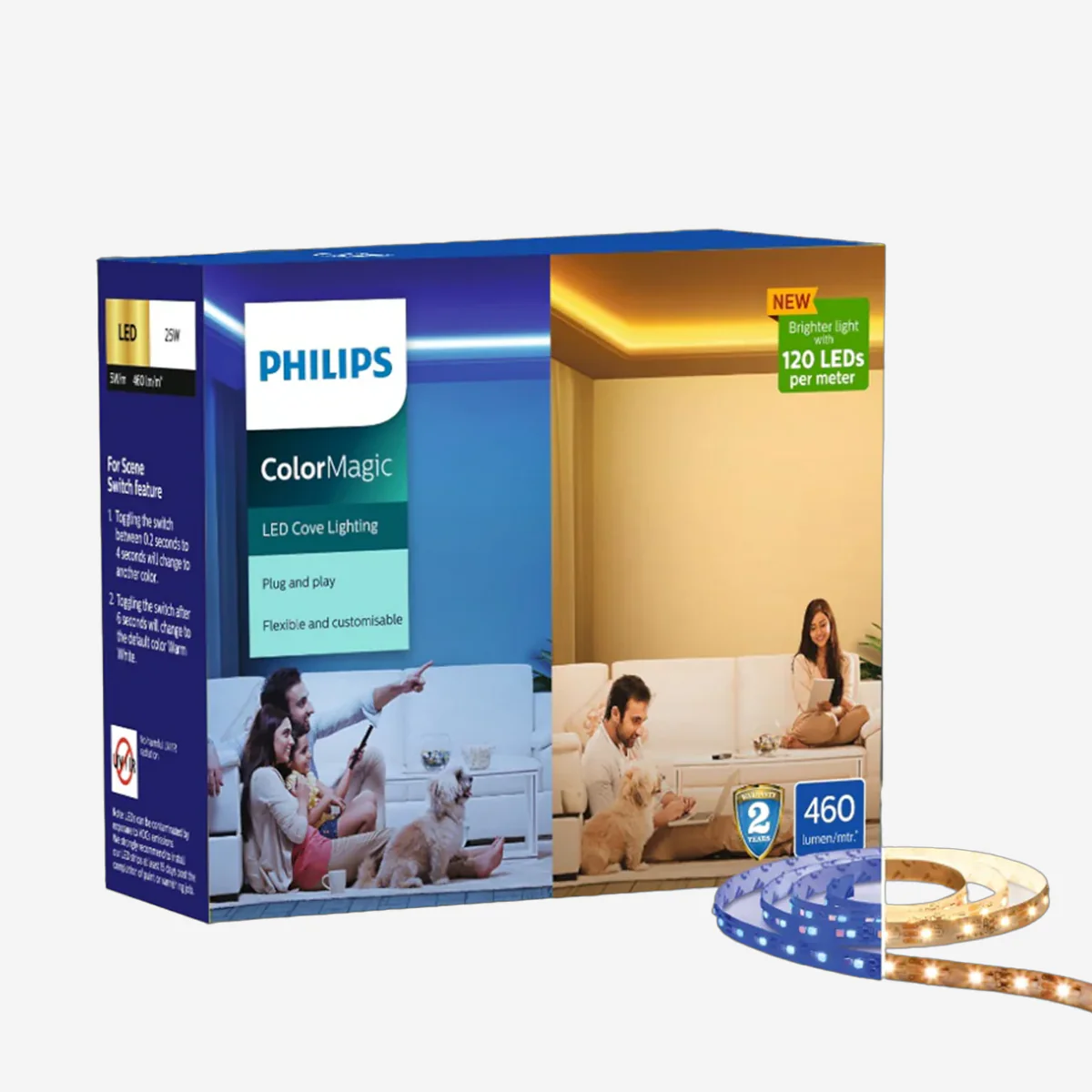 Philips Color Magic LED Strip light (2 colors in 1 light strip)
