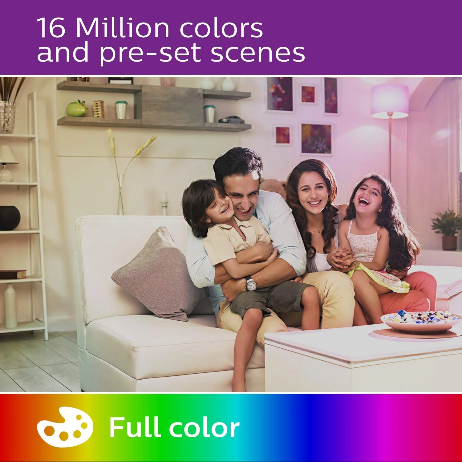 Philips Smart Wi-Fi LED Bulb (Pack of 2)