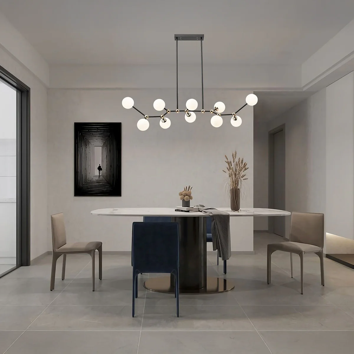 Philips Steller 10-head Dining Chandelier