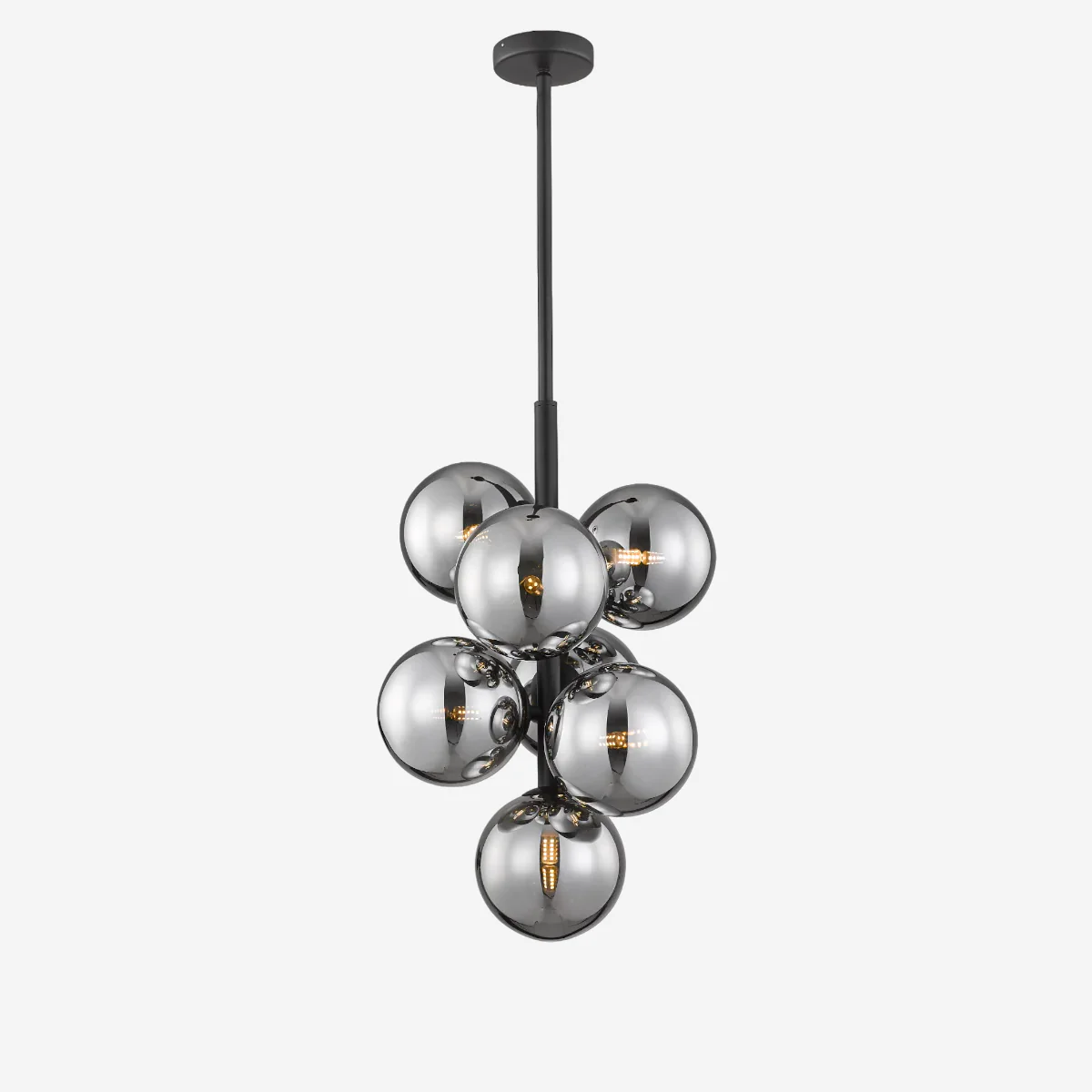 Philips Celestial 7-head Suspended Chandelier (Black)