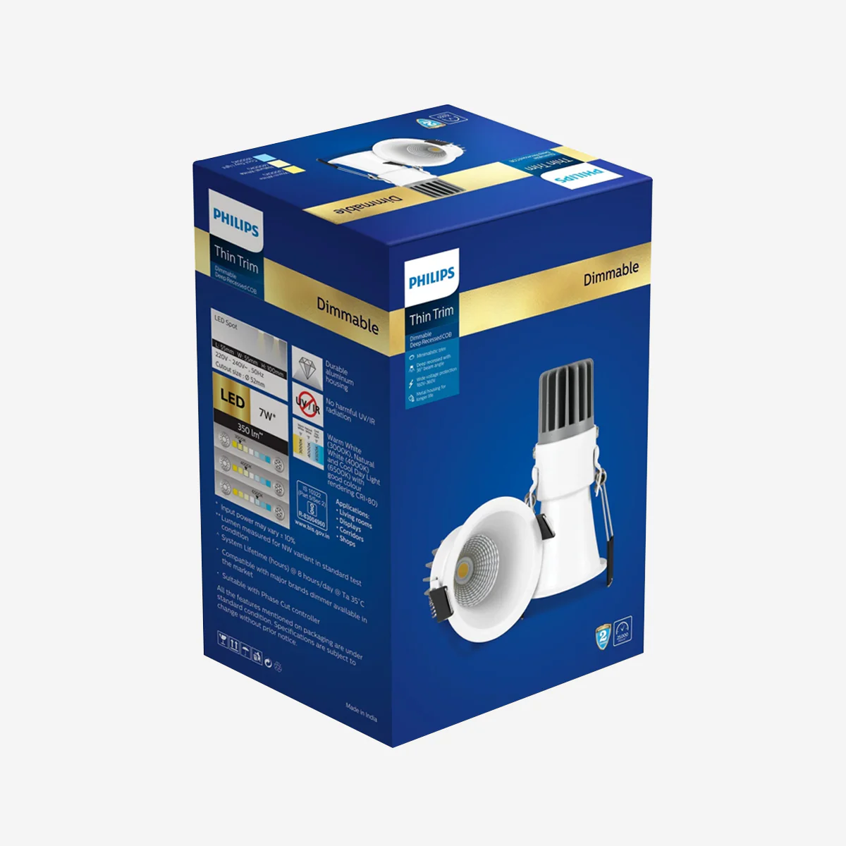 Philips Thin Trim Deep LED COB light