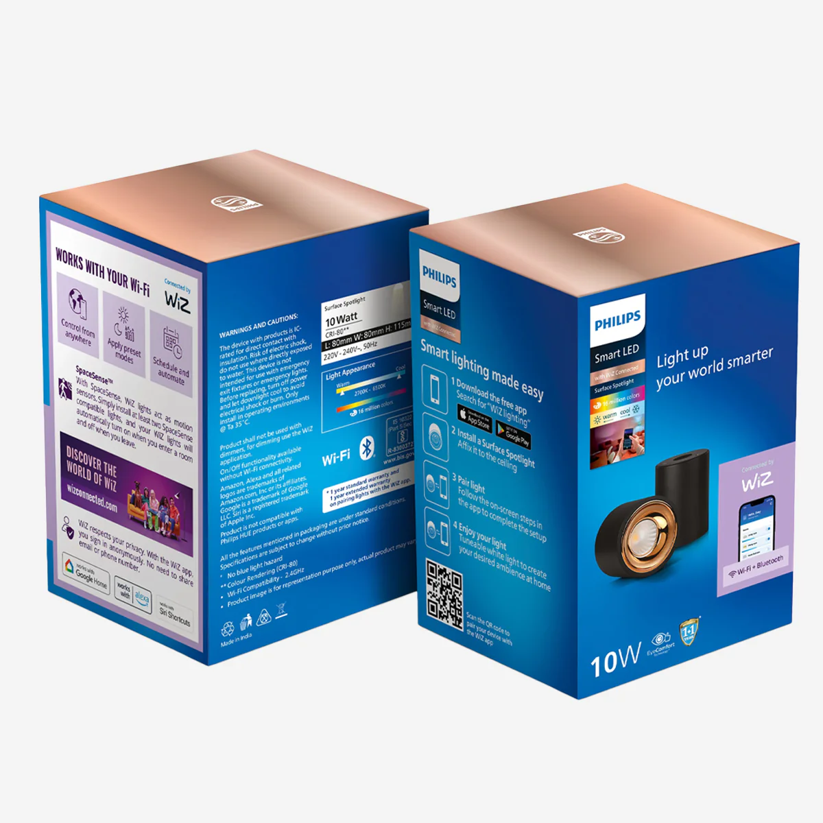 Philips Smart Wi-Fi Surface COB Spot light (Wiz Connected)