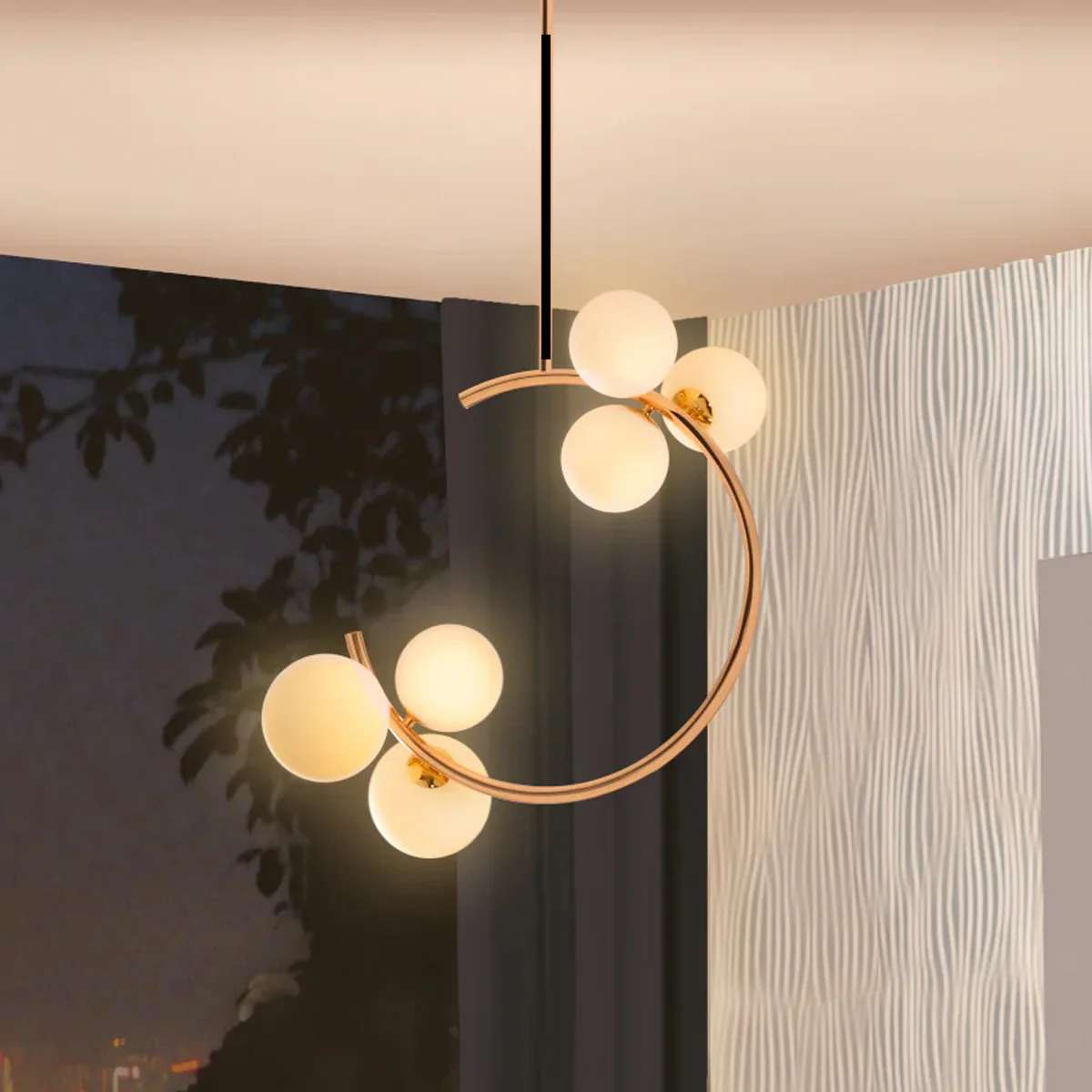 Philips Divine 6-head Chandelier (French Gold)