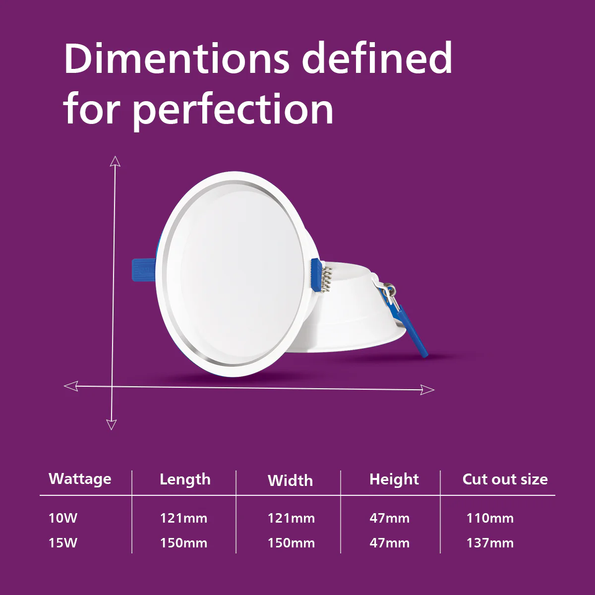 Philips Smart WiFi Aura LED Downlight (Wiz Connected)
