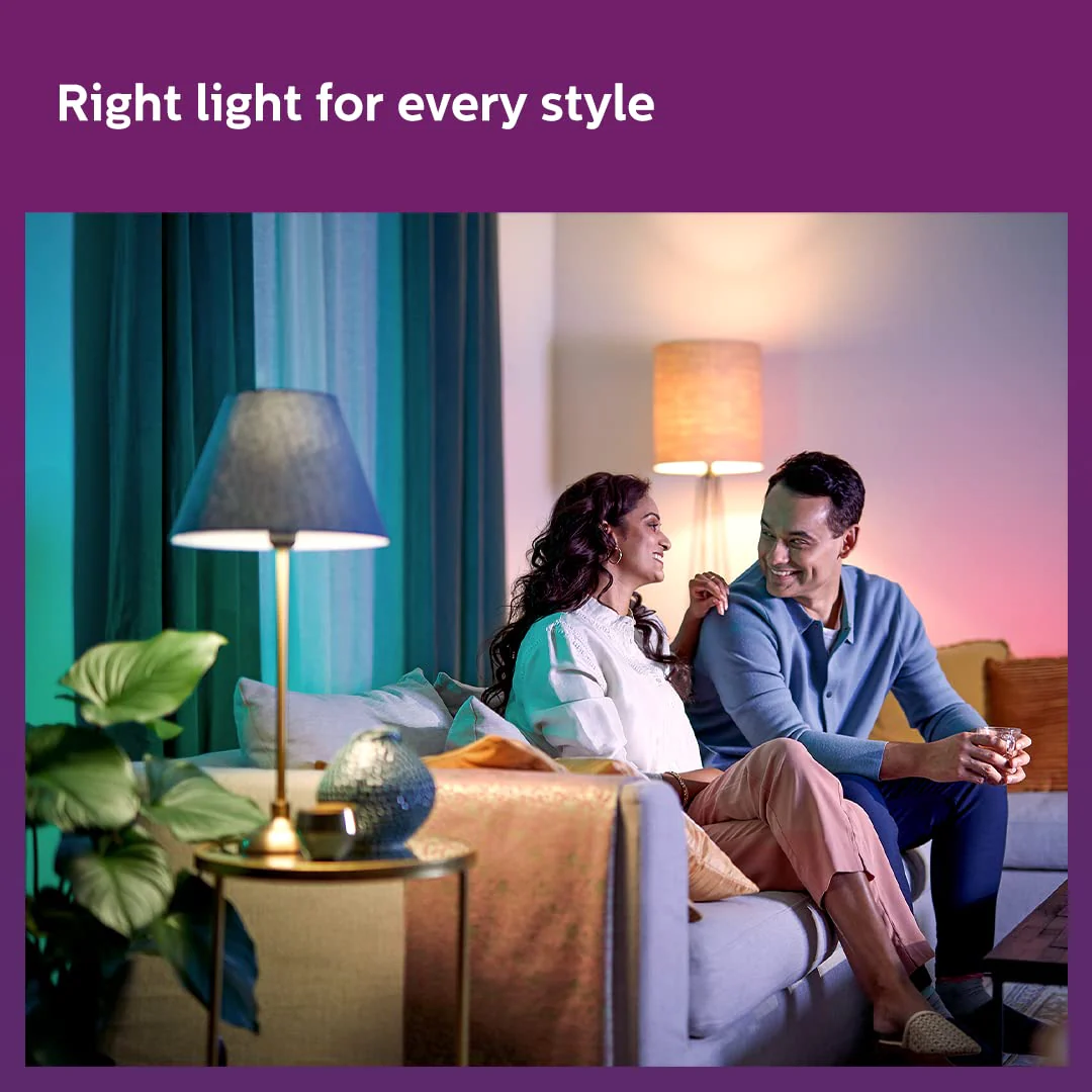 Philips Smart Wi-Fi LED Bulb (Pack of 2)