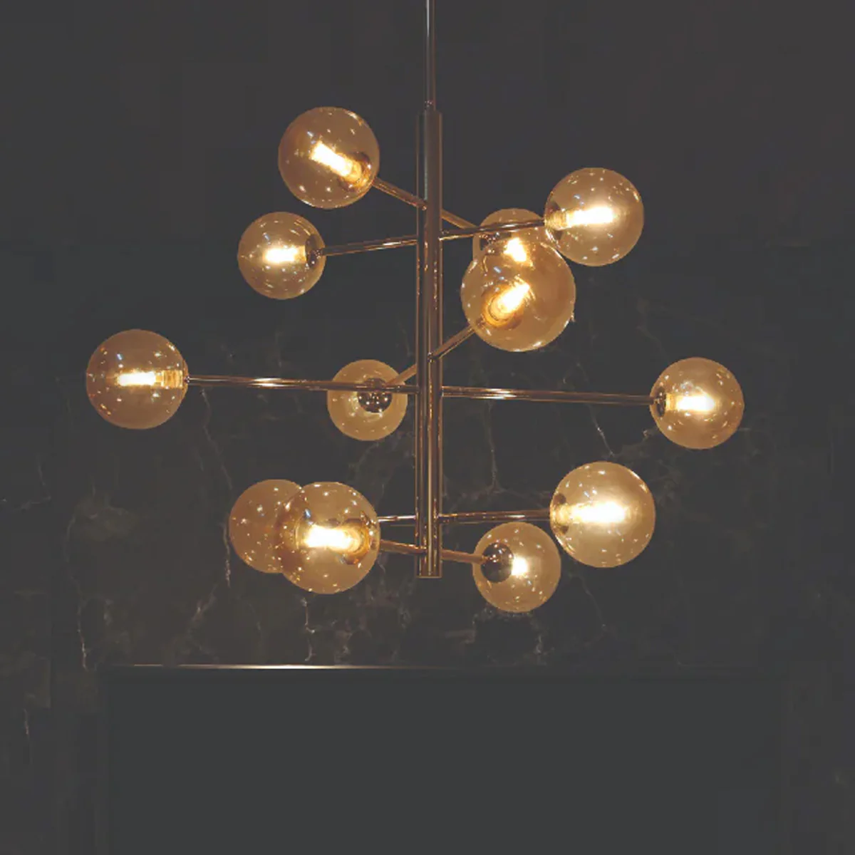 Philips Celestial 12 head Chandelier (French Gold)