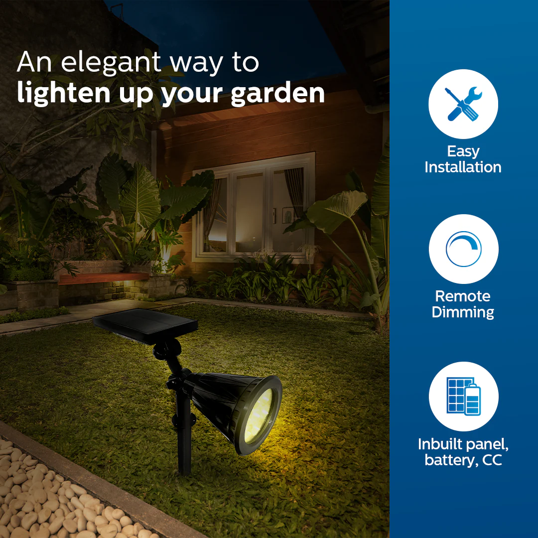 Philips Garden Spike Solar spot light