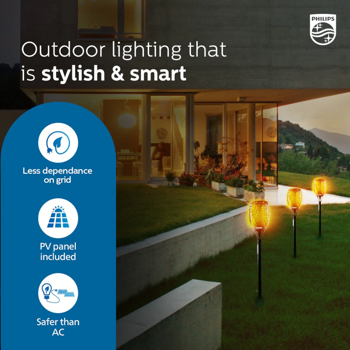 Philips Solar flame light