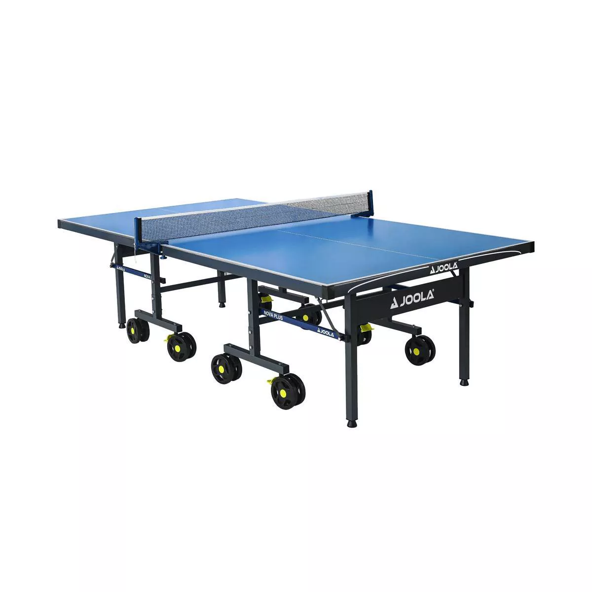 Mesa de Ping-Pong Exterior JOOLA Nova Pro Plus con Red Impermeable, 9x5 pies, Plegable, Superficie de Aluminio