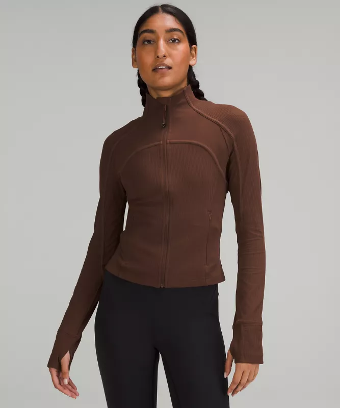Define Cropped Jacket Ribbed Nulu - Lulualo
