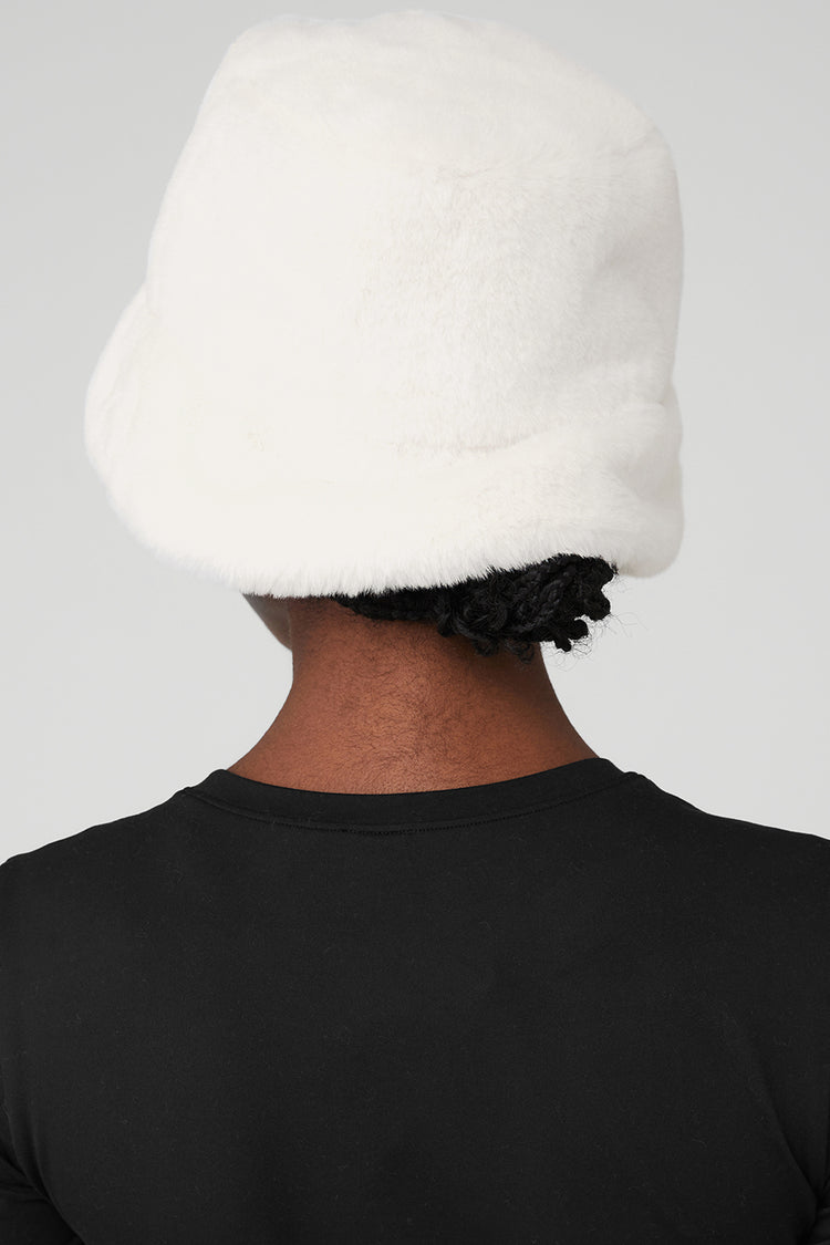 Faux Fur Bucket Hat - Lulualo