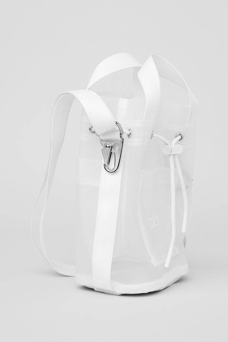 Sheer Cross Body Bucket Bag - Lulualo