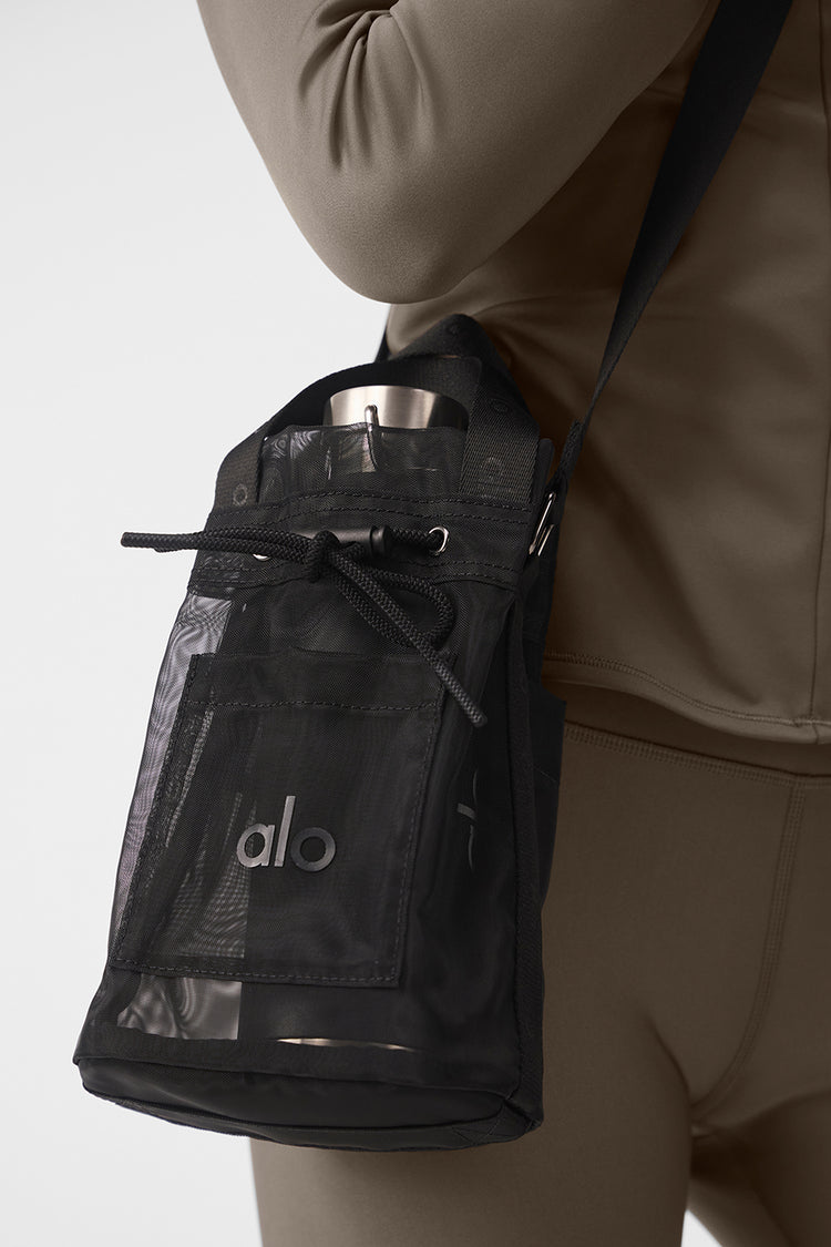 Sheer Cross Body Bucket Bag - Lulualo