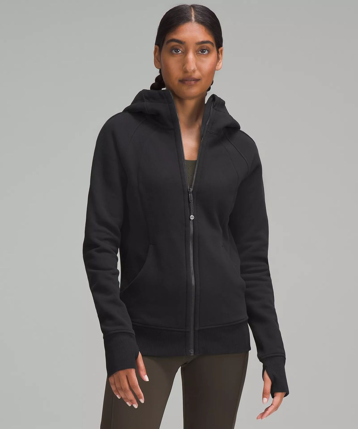 lululemon full-zip slim-fit sweatshirt - Lulualo