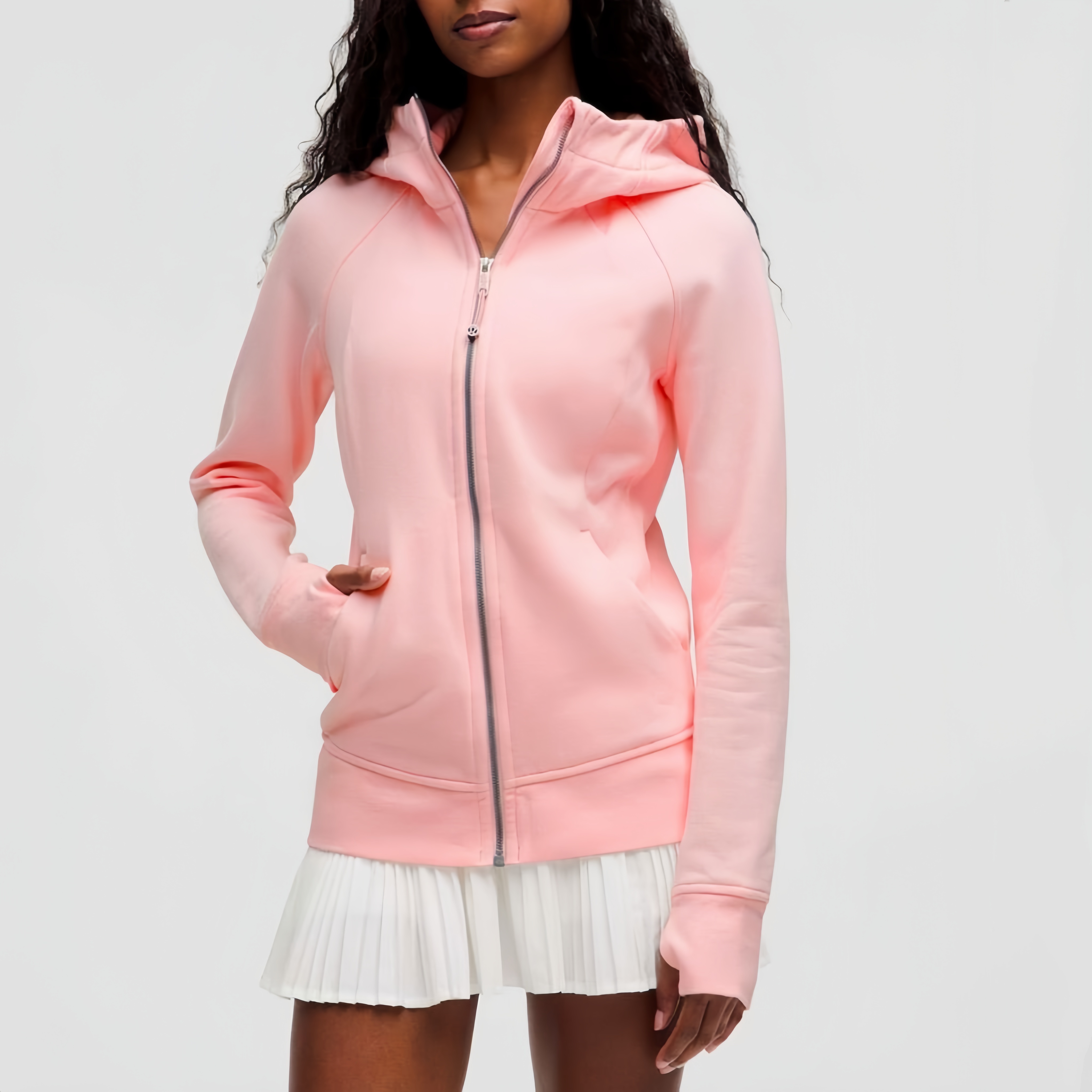 lululemon full-zip slim-fit sweatshirt - Lulualo