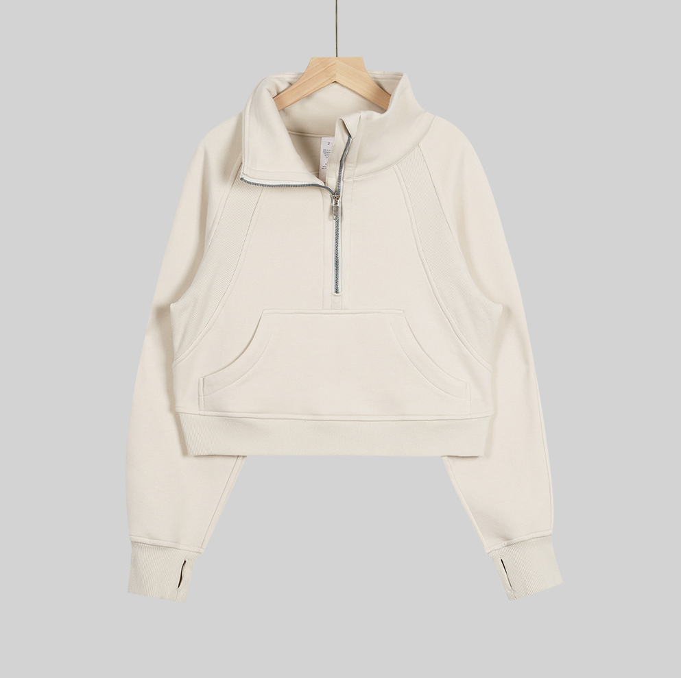 lululemon Half-zip stand-up collar loose sweatshirt - Lulualo