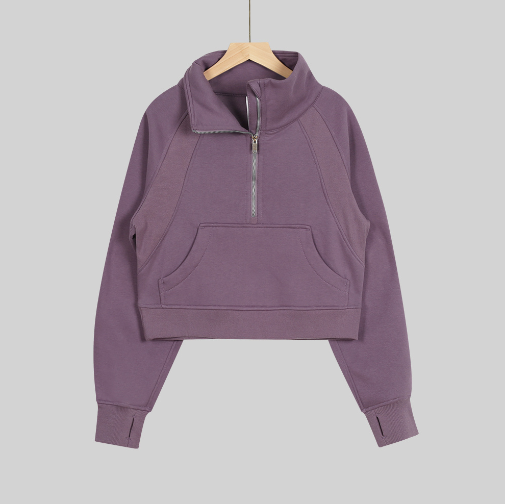 lululemon Half-zip stand-up collar loose sweatshirt - Lulualo