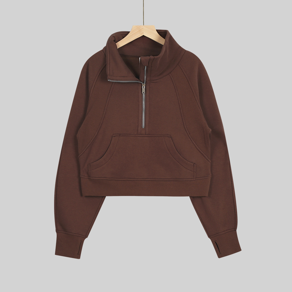 lululemon Half-zip stand-up collar loose sweatshirt - Lulualo